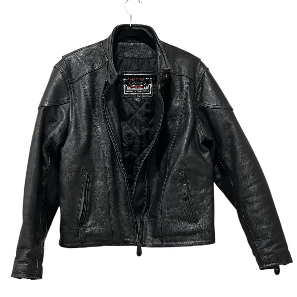 Women's Leather River Road Moto Jacket XL